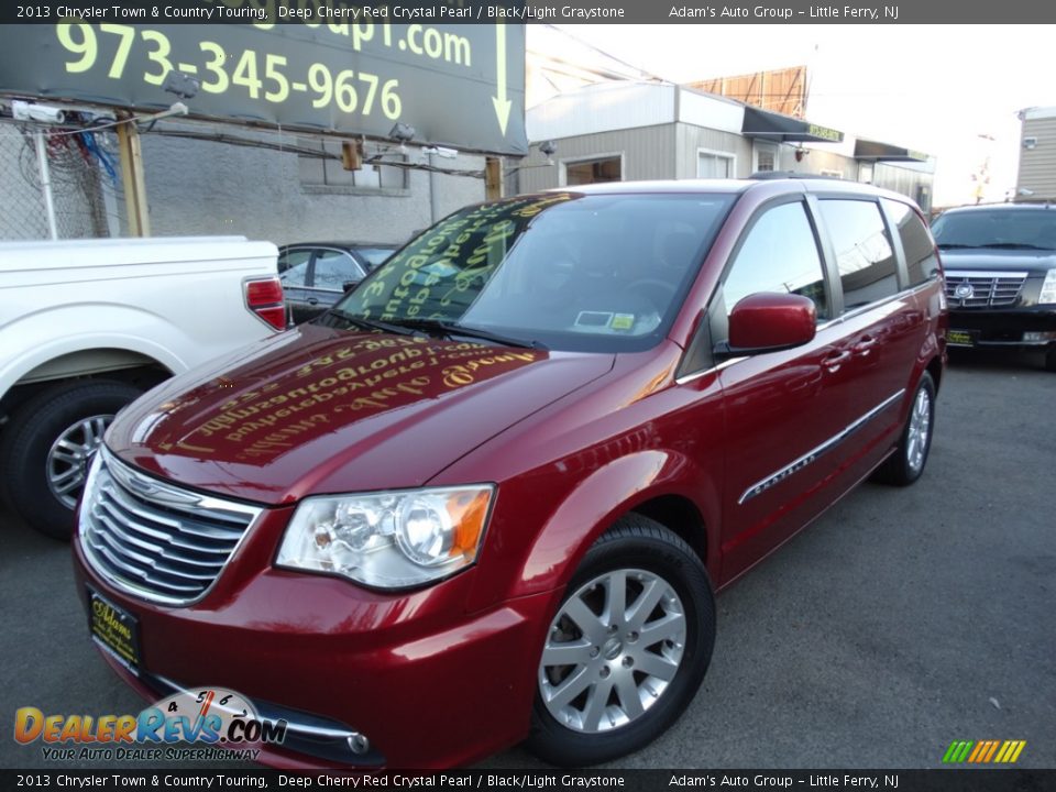 2013 Chrysler Town & Country Touring Deep Cherry Red Crystal Pearl / Black/Light Graystone Photo #1