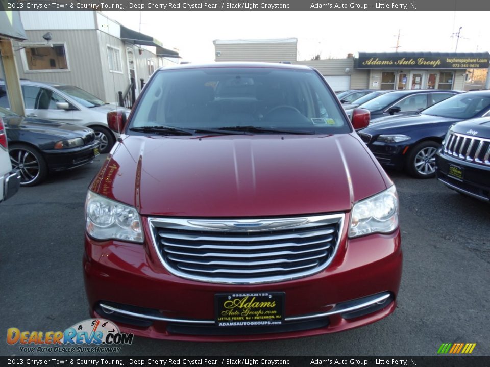 2013 Chrysler Town & Country Touring Deep Cherry Red Crystal Pearl / Black/Light Graystone Photo #2