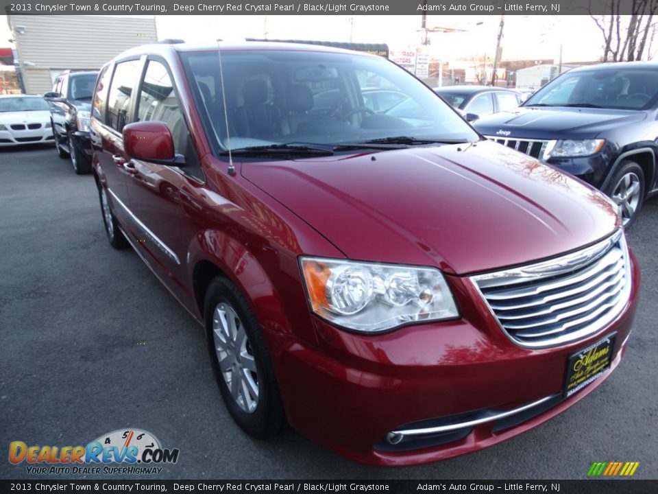 2013 Chrysler Town & Country Touring Deep Cherry Red Crystal Pearl / Black/Light Graystone Photo #3