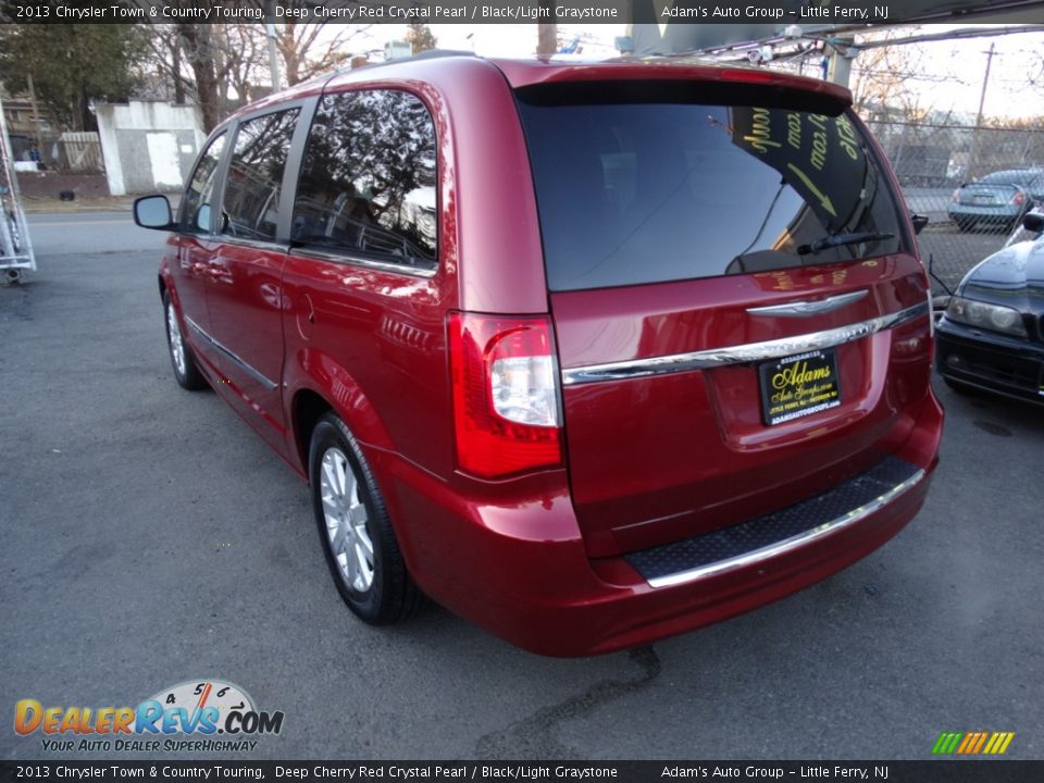 2013 Chrysler Town & Country Touring Deep Cherry Red Crystal Pearl / Black/Light Graystone Photo #7