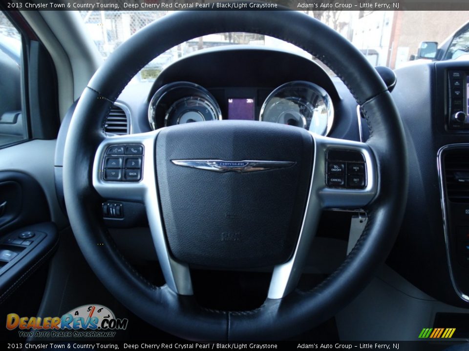 2013 Chrysler Town & Country Touring Deep Cherry Red Crystal Pearl / Black/Light Graystone Photo #11