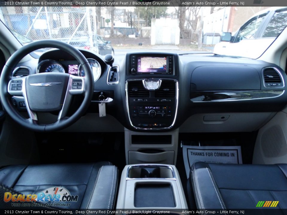 2013 Chrysler Town & Country Touring Deep Cherry Red Crystal Pearl / Black/Light Graystone Photo #18