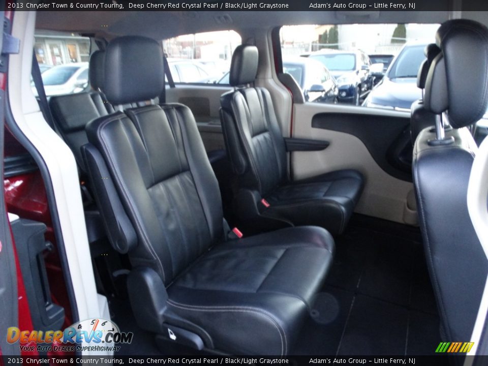 2013 Chrysler Town & Country Touring Deep Cherry Red Crystal Pearl / Black/Light Graystone Photo #27