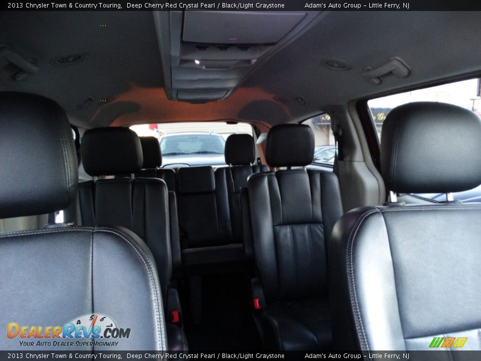 2013 Chrysler Town & Country Touring Deep Cherry Red Crystal Pearl / Black/Light Graystone Photo #29