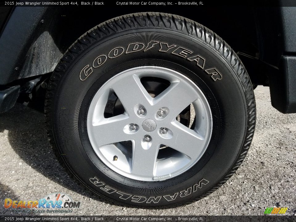 2015 Jeep Wrangler Unlimited Sport 4x4 Black / Black Photo #20