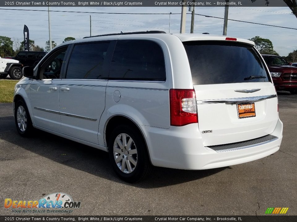 2015 Chrysler Town & Country Touring Bright White / Black/Light Graystone Photo #3