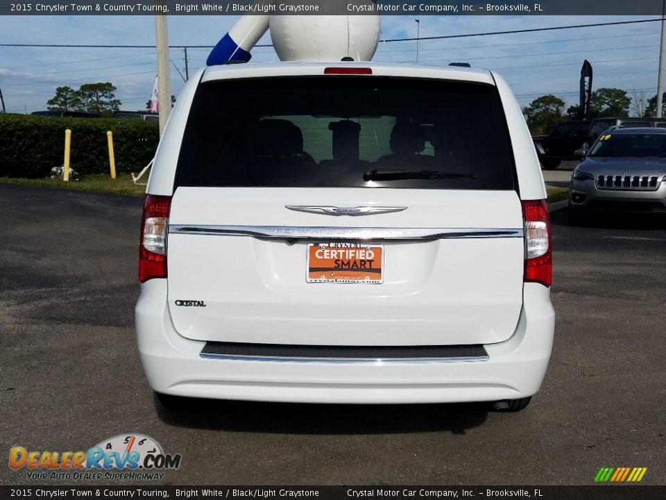 2015 Chrysler Town & Country Touring Bright White / Black/Light Graystone Photo #4