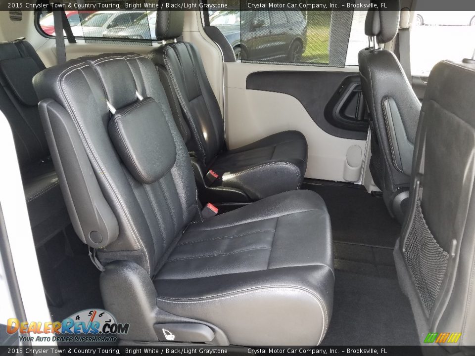 2015 Chrysler Town & Country Touring Bright White / Black/Light Graystone Photo #12