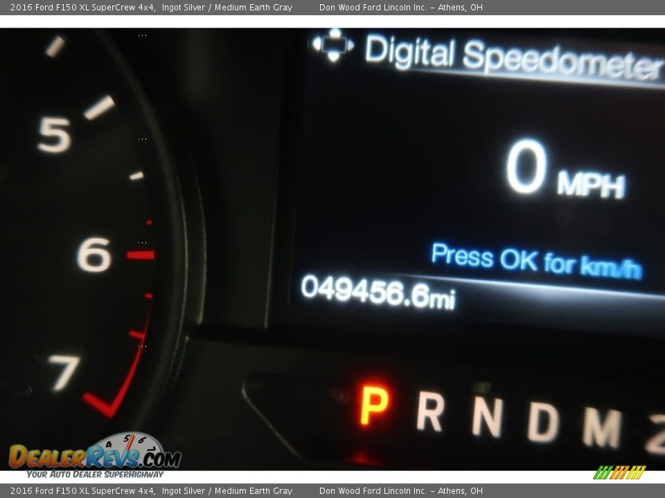 2016 Ford F150 XL SuperCrew 4x4 Ingot Silver / Medium Earth Gray Photo #22