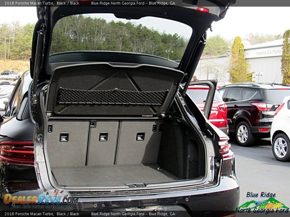 2018 Porsche Macan Turbo Black / Black Photo #13