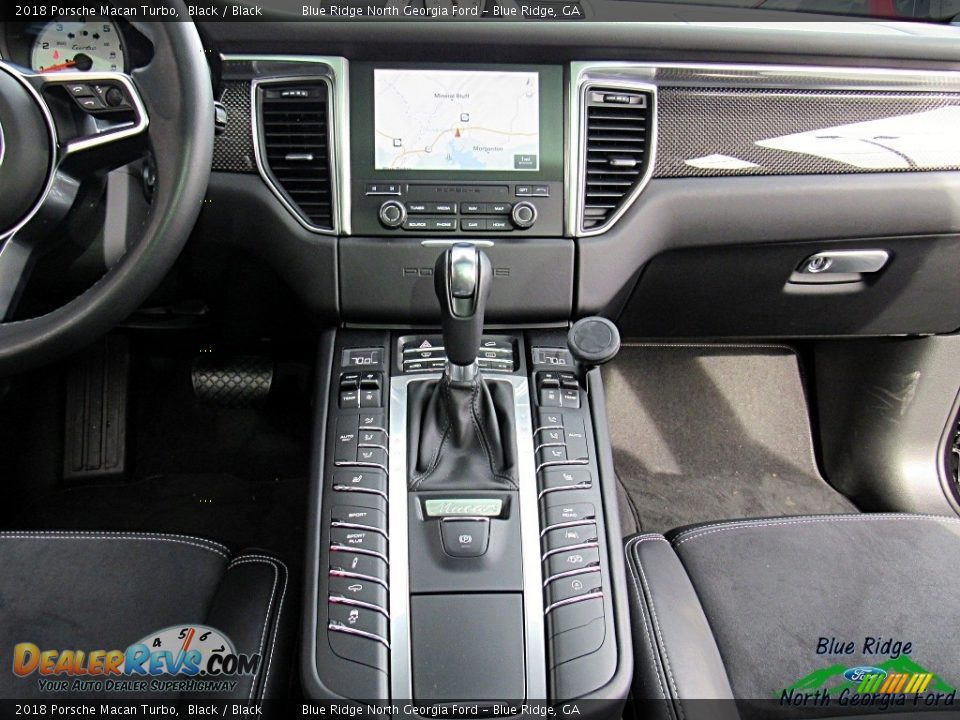 2018 Porsche Macan Turbo Black / Black Photo #18