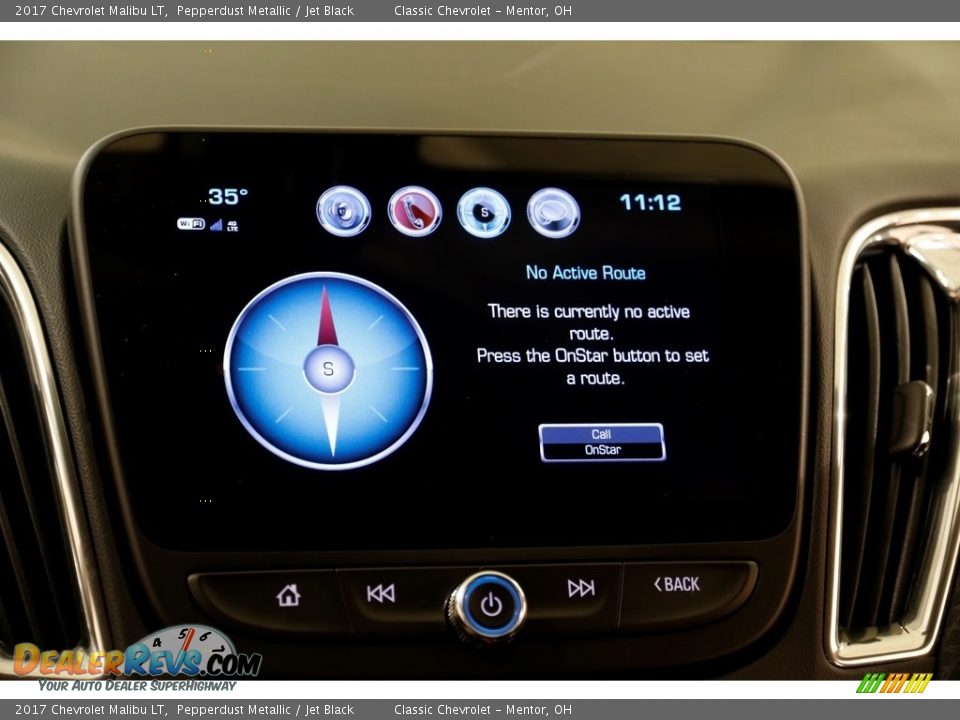 2017 Chevrolet Malibu LT Pepperdust Metallic / Jet Black Photo #11