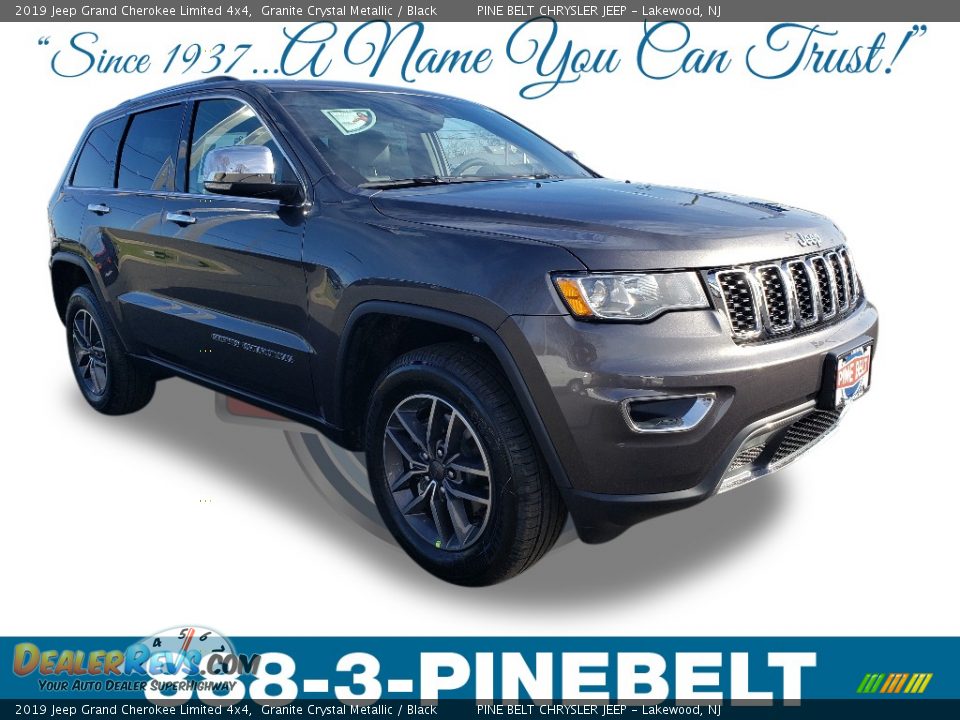 2019 Jeep Grand Cherokee Limited 4x4 Granite Crystal Metallic / Black Photo #1