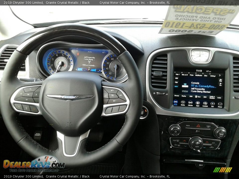 2019 Chrysler 300 Limited Granite Crystal Metallic / Black Photo #13