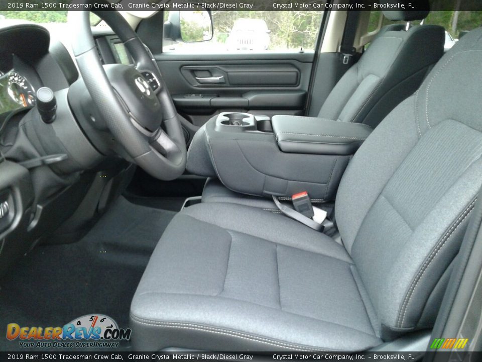 2019 Ram 1500 Tradesman Crew Cab Granite Crystal Metallic / Black/Diesel Gray Photo #9
