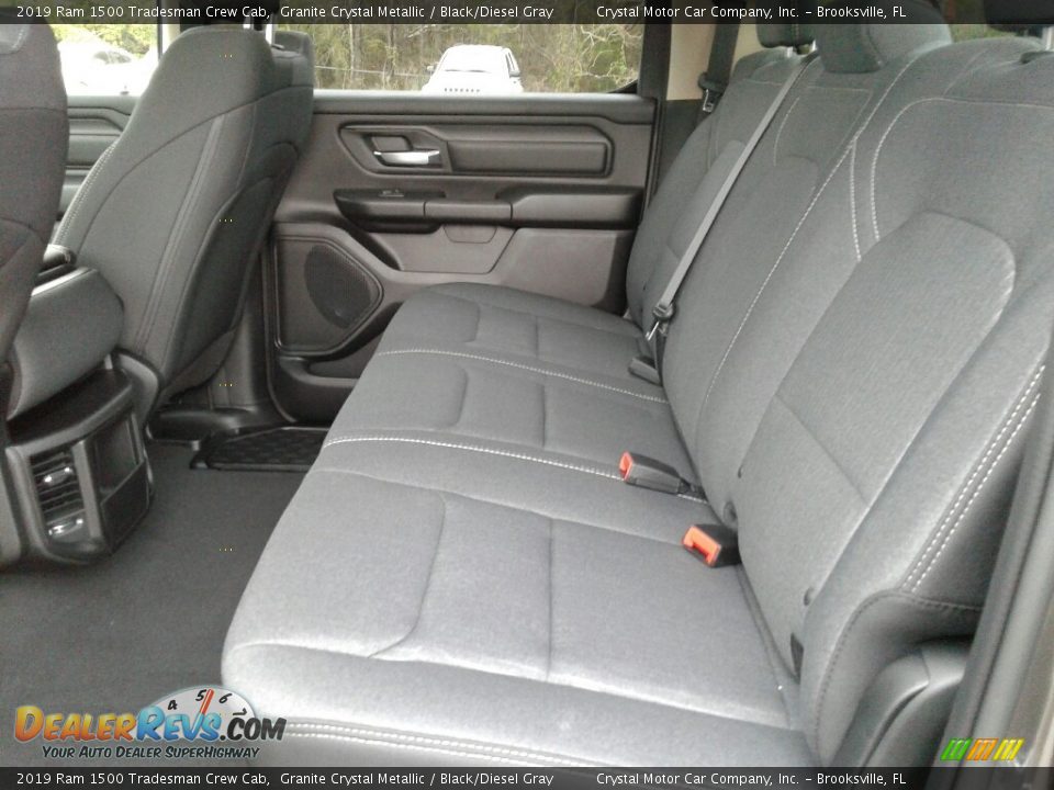 2019 Ram 1500 Tradesman Crew Cab Granite Crystal Metallic / Black/Diesel Gray Photo #10