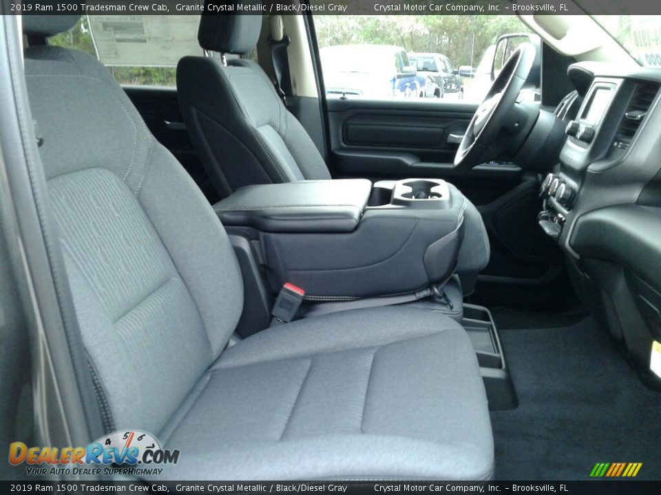 2019 Ram 1500 Tradesman Crew Cab Granite Crystal Metallic / Black/Diesel Gray Photo #12