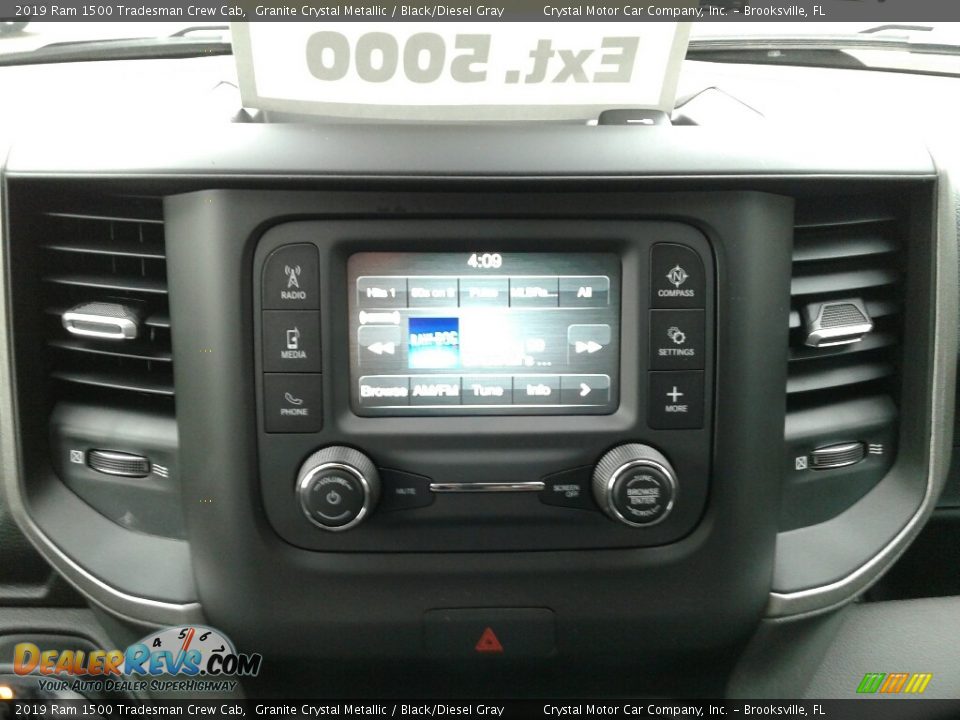 2019 Ram 1500 Tradesman Crew Cab Granite Crystal Metallic / Black/Diesel Gray Photo #15