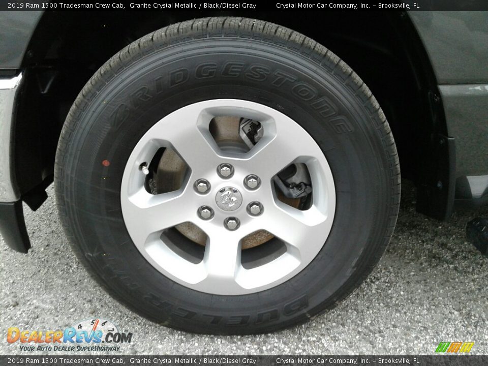 2019 Ram 1500 Tradesman Crew Cab Granite Crystal Metallic / Black/Diesel Gray Photo #20