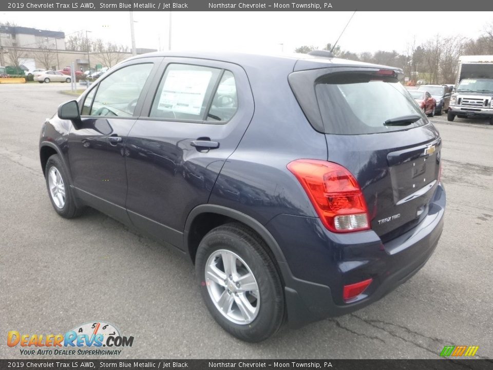 2019 Chevrolet Trax LS AWD Storm Blue Metallic / Jet Black Photo #4