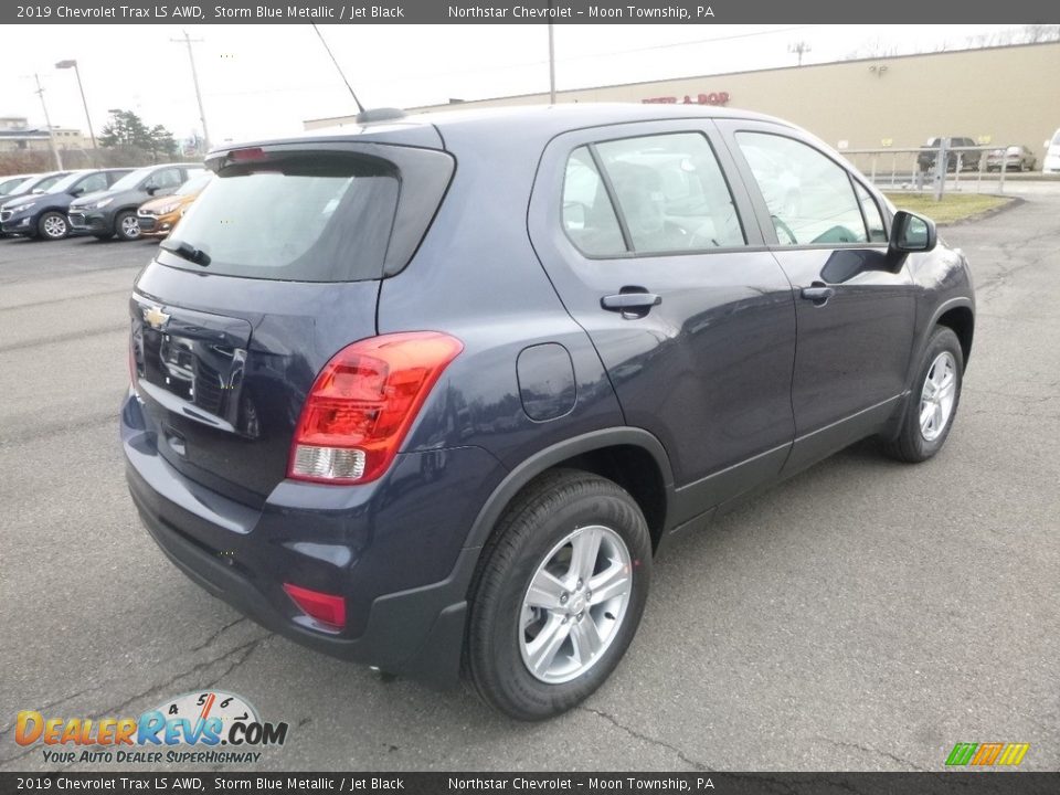2019 Chevrolet Trax LS AWD Storm Blue Metallic / Jet Black Photo #6