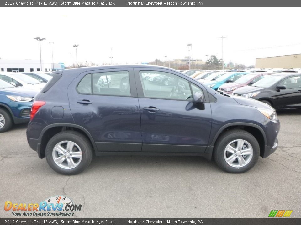2019 Chevrolet Trax LS AWD Storm Blue Metallic / Jet Black Photo #7