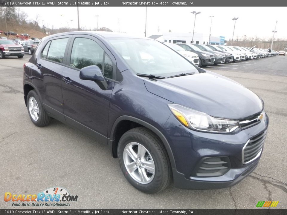2019 Chevrolet Trax LS AWD Storm Blue Metallic / Jet Black Photo #8