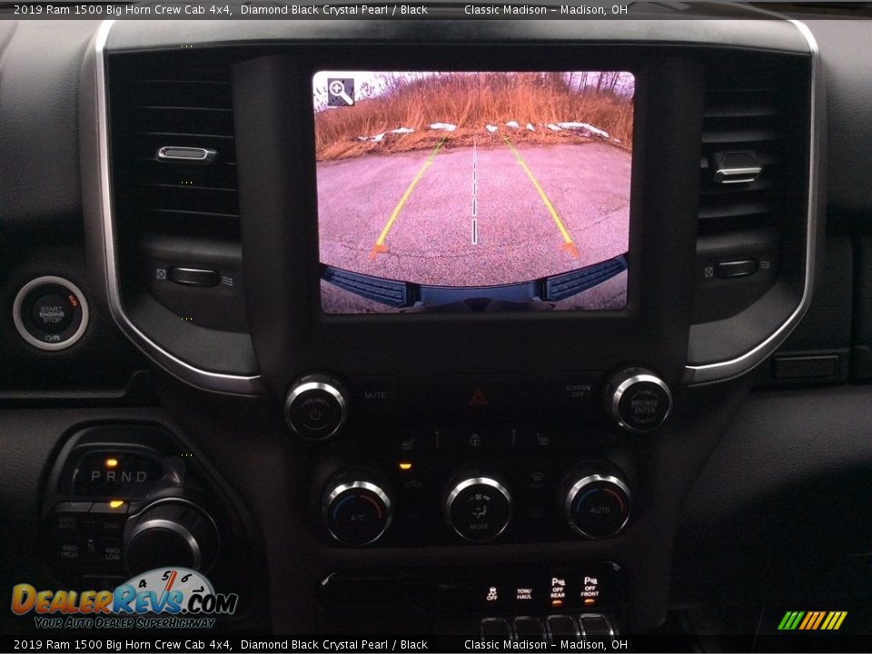 2019 Ram 1500 Big Horn Crew Cab 4x4 Diamond Black Crystal Pearl / Black Photo #15
