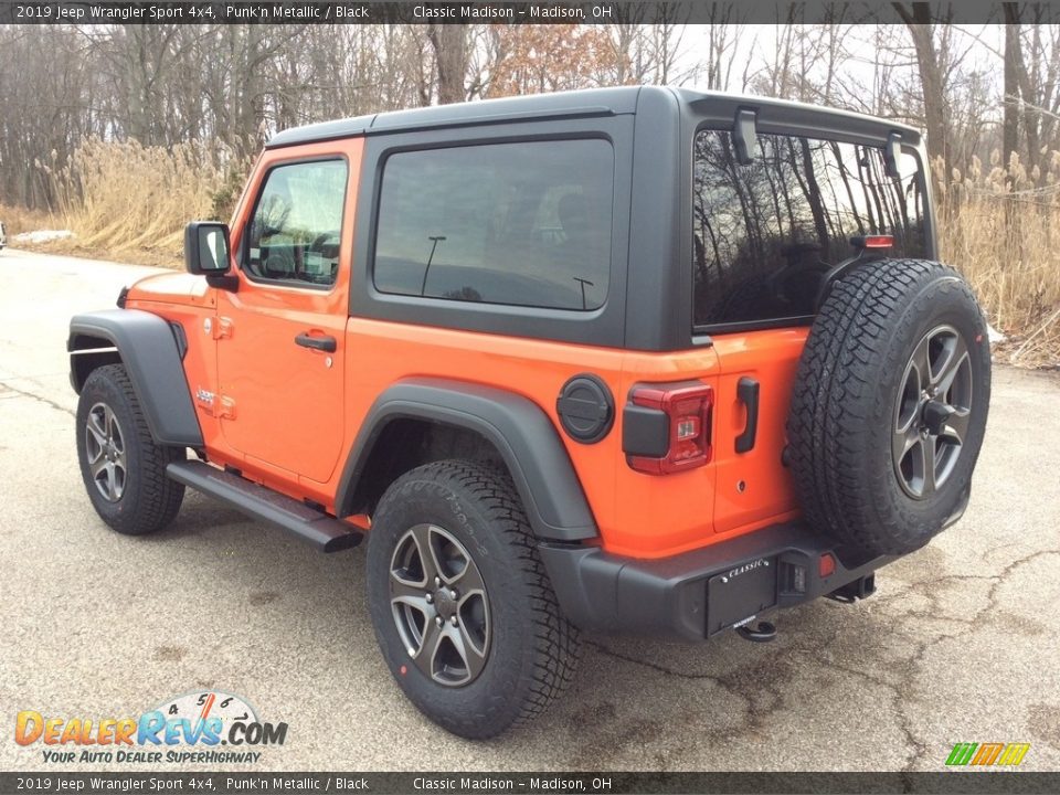 2019 Jeep Wrangler Sport 4x4 Punk'n Metallic / Black Photo #4