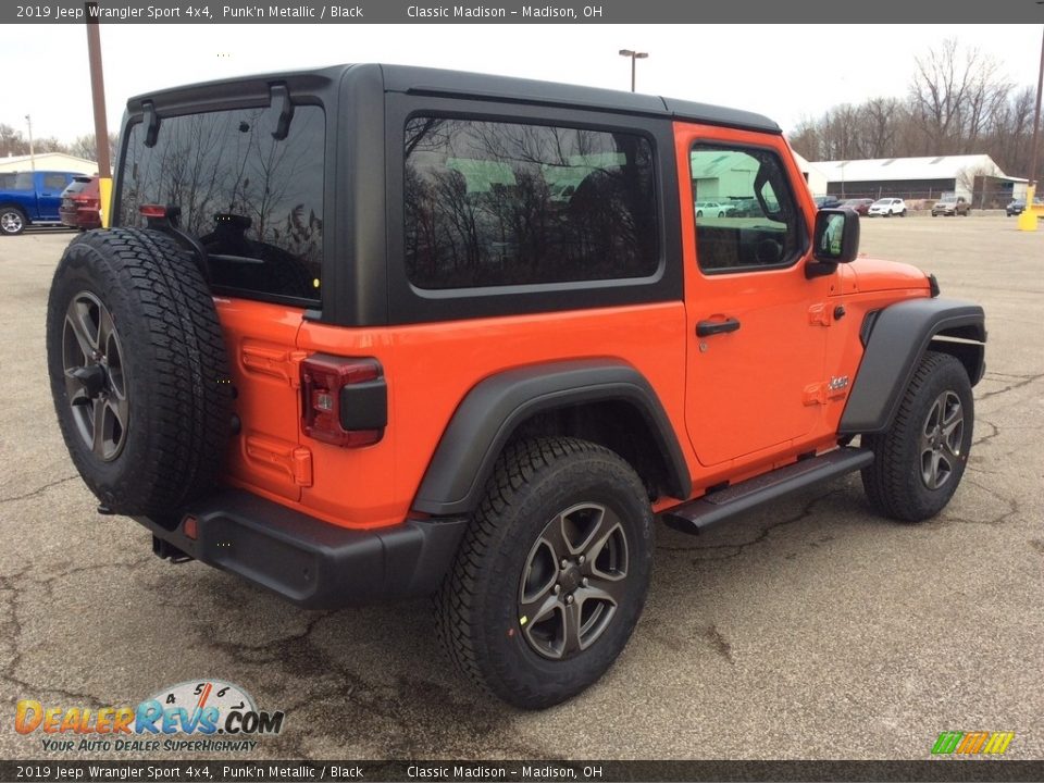 2019 Jeep Wrangler Sport 4x4 Punk'n Metallic / Black Photo #6