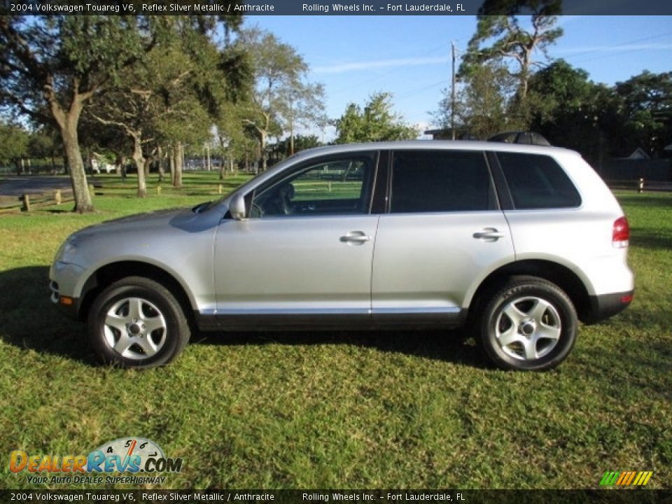 2004 Volkswagen Touareg V6 Reflex Silver Metallic / Anthracite Photo #3