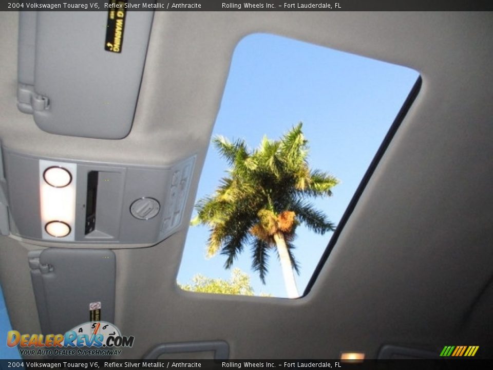 2004 Volkswagen Touareg V6 Reflex Silver Metallic / Anthracite Photo #4
