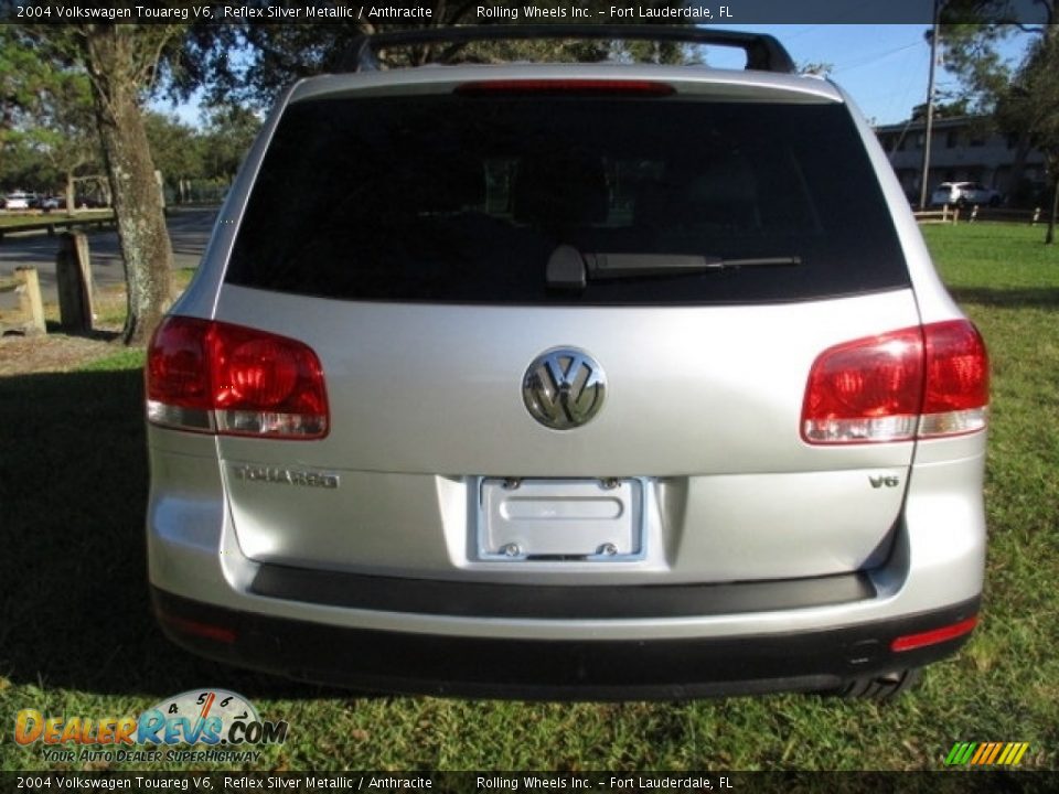2004 Volkswagen Touareg V6 Reflex Silver Metallic / Anthracite Photo #7