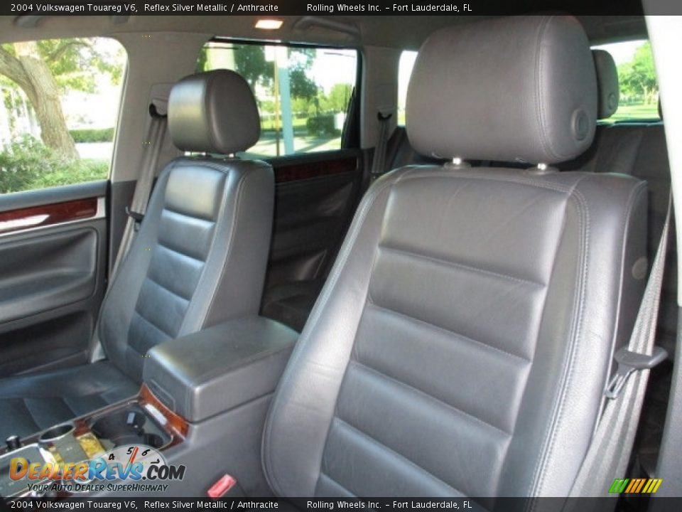 2004 Volkswagen Touareg V6 Reflex Silver Metallic / Anthracite Photo #8