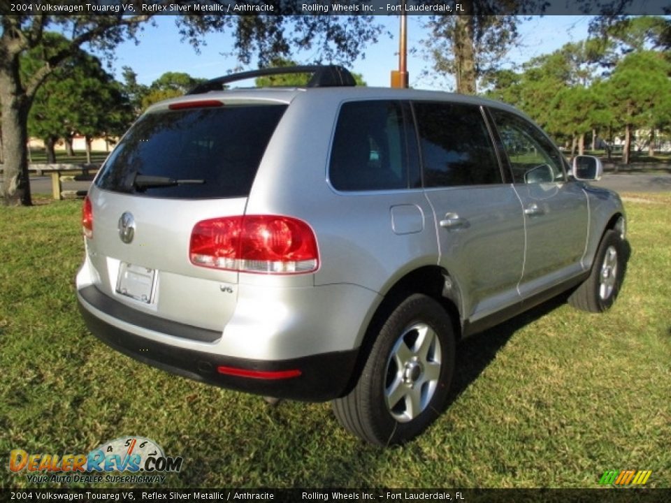 2004 Volkswagen Touareg V6 Reflex Silver Metallic / Anthracite Photo #9