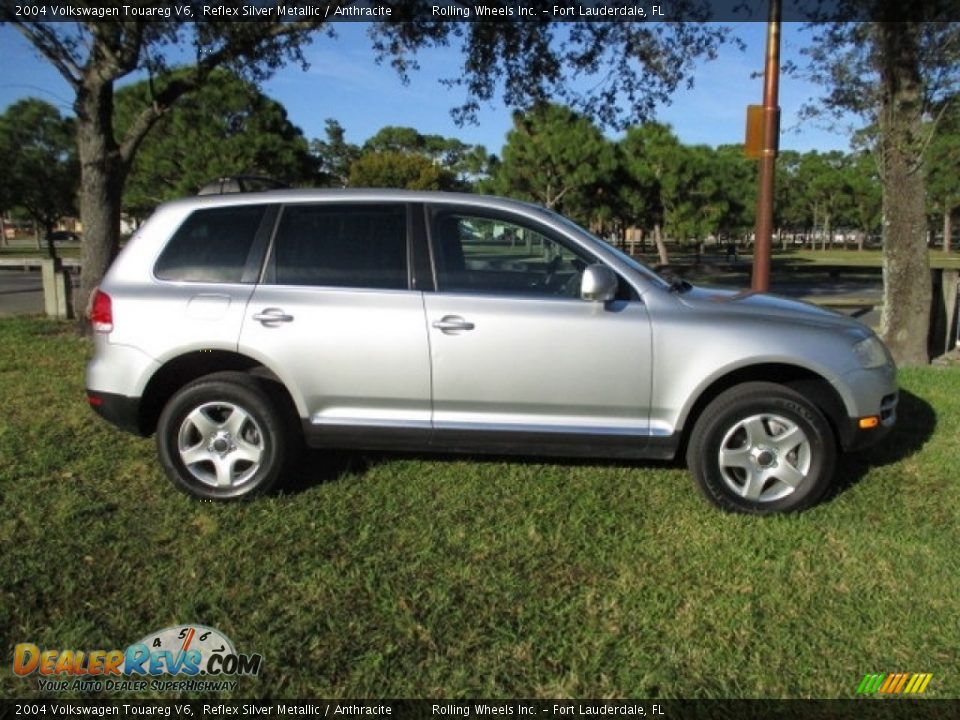2004 Volkswagen Touareg V6 Reflex Silver Metallic / Anthracite Photo #11