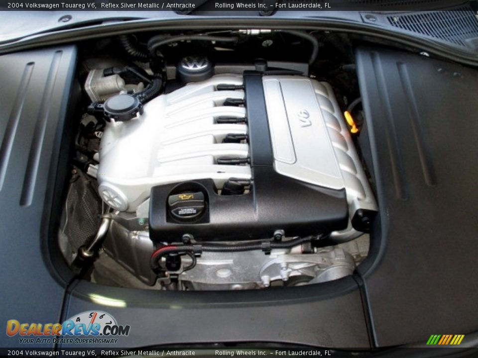 2004 Volkswagen Touareg V6 Reflex Silver Metallic / Anthracite Photo #12