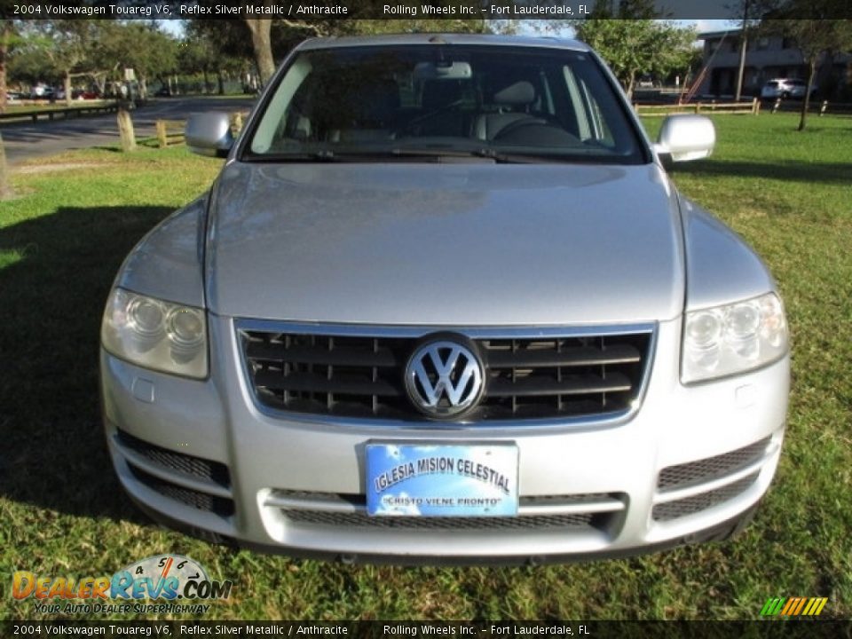 2004 Volkswagen Touareg V6 Reflex Silver Metallic / Anthracite Photo #15