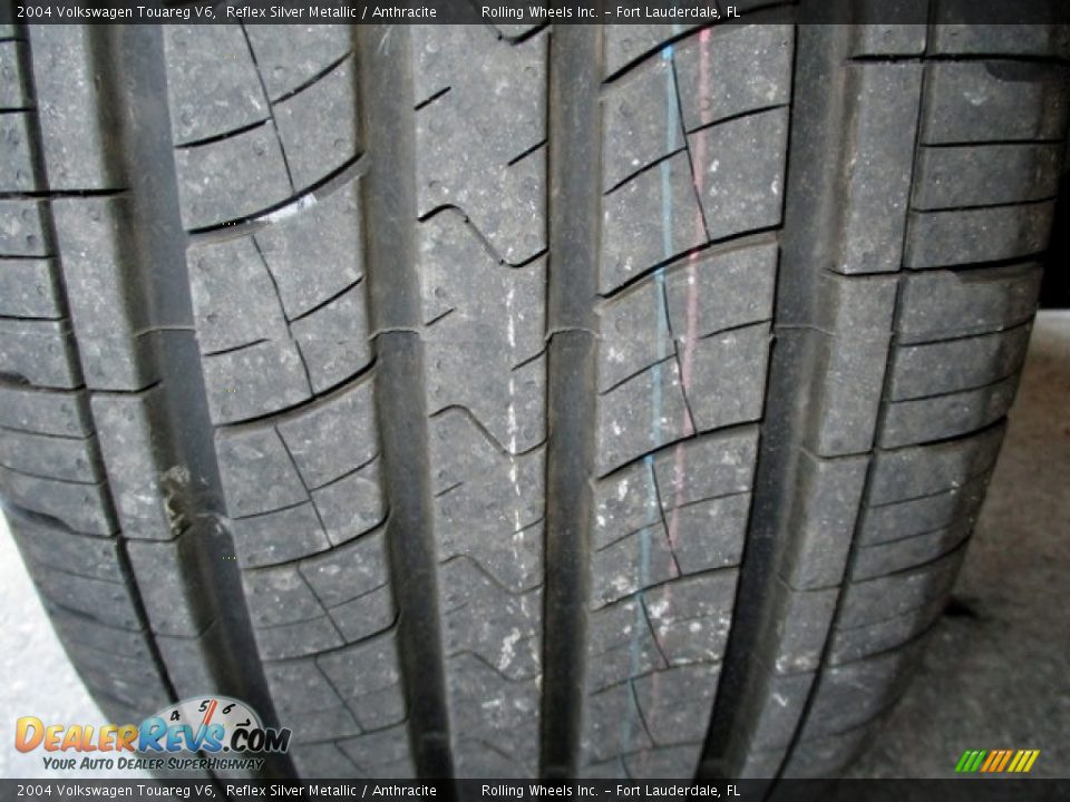2004 Volkswagen Touareg V6 Reflex Silver Metallic / Anthracite Photo #17