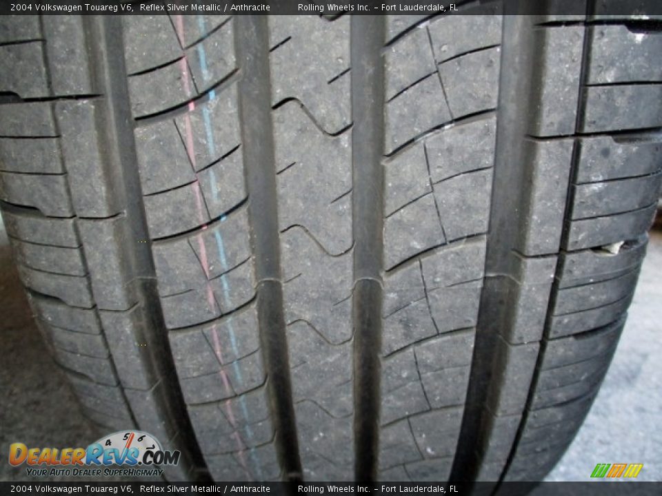 2004 Volkswagen Touareg V6 Reflex Silver Metallic / Anthracite Photo #18