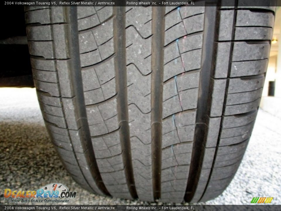 2004 Volkswagen Touareg V6 Reflex Silver Metallic / Anthracite Photo #19