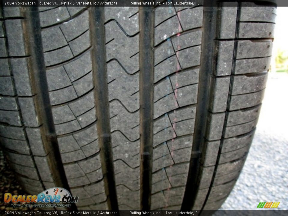 2004 Volkswagen Touareg V6 Reflex Silver Metallic / Anthracite Photo #20