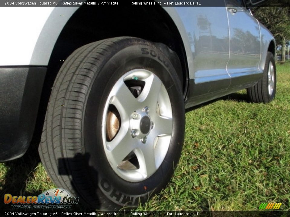 2004 Volkswagen Touareg V6 Reflex Silver Metallic / Anthracite Photo #23