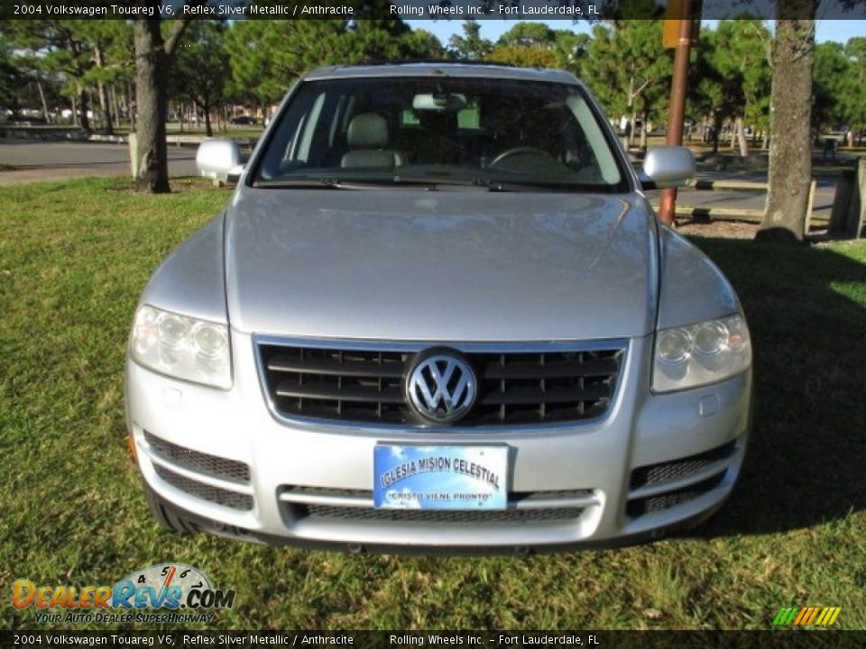2004 Volkswagen Touareg V6 Reflex Silver Metallic / Anthracite Photo #25