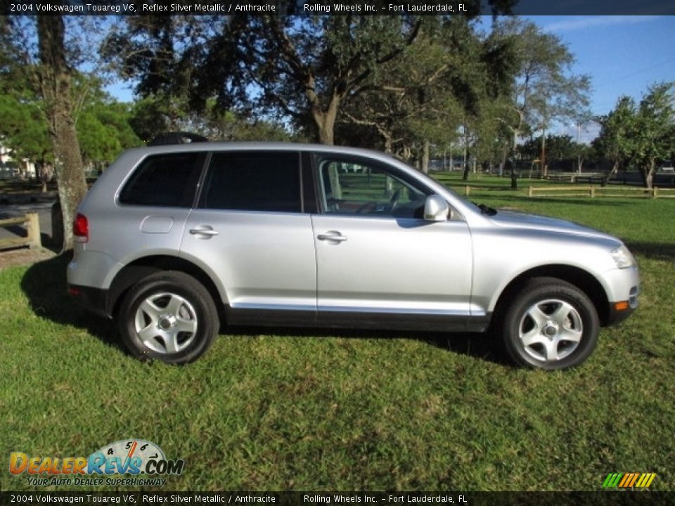 2004 Volkswagen Touareg V6 Reflex Silver Metallic / Anthracite Photo #27