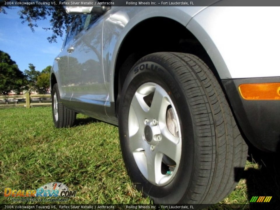2004 Volkswagen Touareg V6 Reflex Silver Metallic / Anthracite Photo #33