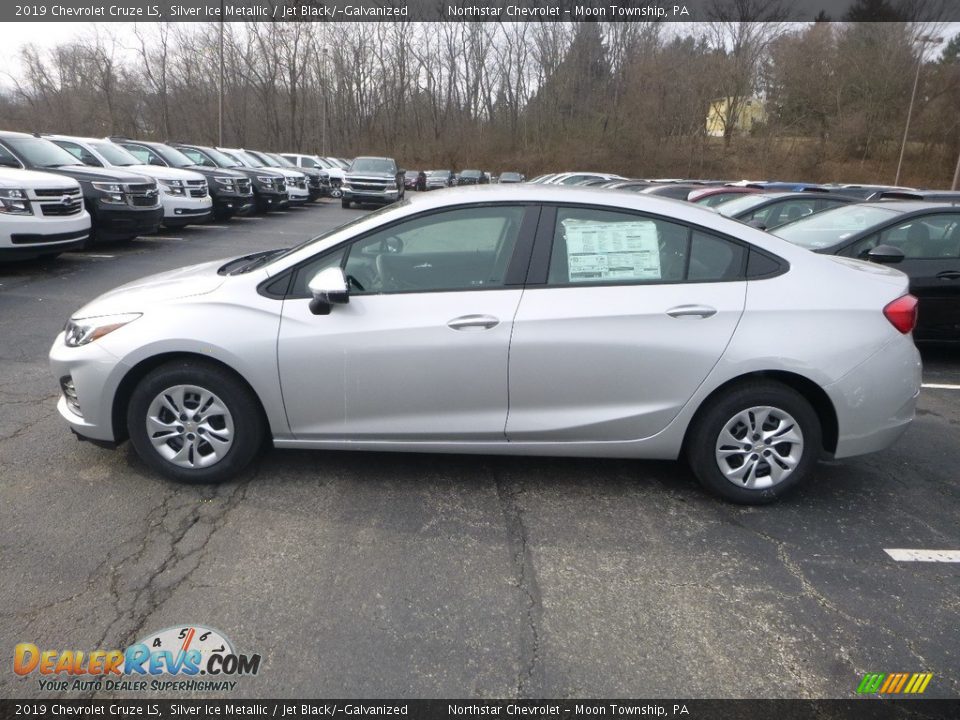 2019 Chevrolet Cruze LS Silver Ice Metallic / Jet Black/­Galvanized Photo #2
