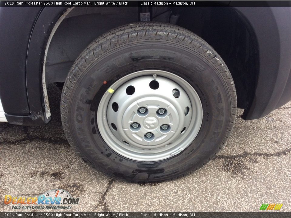 2019 Ram ProMaster 2500 High Roof Cargo Van Bright White / Black Photo #8