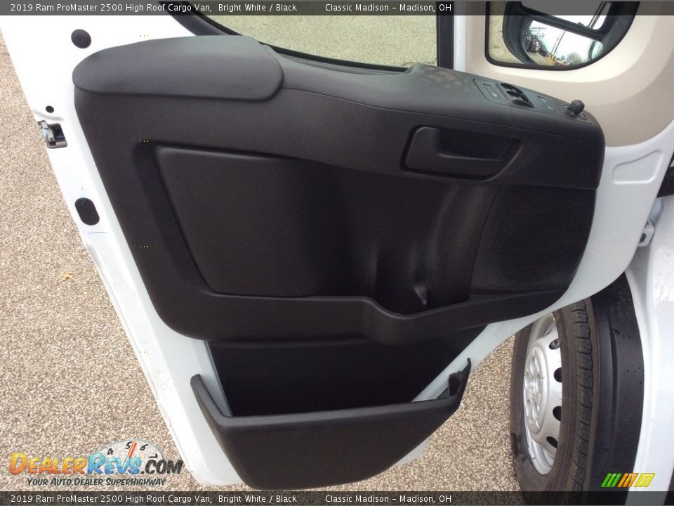 2019 Ram ProMaster 2500 High Roof Cargo Van Bright White / Black Photo #9