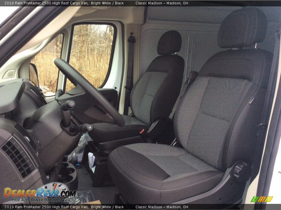 2019 Ram ProMaster 2500 High Roof Cargo Van Bright White / Black Photo #11